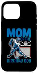 Coque pour iPhone 16 Pro Max Hockey Mom Of The Birthday Boy Hockey Family Matching gift