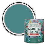 Rust-Oleum Green Mould-Resistant Garden Paint In Gloss Finish - Peacock Suit 750ml Fence Paint, Shed Paint Fence Paint, Shed Paint