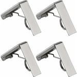 4 Pcs Pince pour Nappe, Clip Nappe de Table en Acier Inoxydable Fixe-Nappe à Ressort pour Restaurant Fêtes Pique-Nique