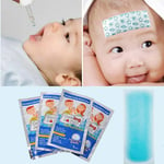 Temperature Fever Down Baby Heat Cooling Sheets Cooling Patches Headache Pad