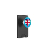 Union Jack of Great Britain in Heart A Cute British Flag PopSockets PopWallet for MagSafe