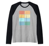 Colorful 90s Cassette Tapes 90s Music Raglan Baseball Tee