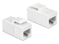 DeLock 86379 Keystone-modul RJ45-kontakt till RJ45-kontakt Cat.6 UTP v