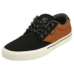 Etnies Men's Jameson 2 ECO Skate Shoe, Black/TAN/Orange, 4.5 UK