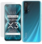 Pack Coque En Gel Transparent + Verre Trempé Pour Realme X3 SUPERZOOM / X50 5G