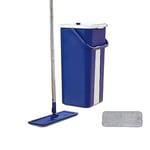 Livington Touchless Mop - Balai d'essuie-Glace avec Seau à essorer sans se pencher - Vadrouille pour Un Nettoyage Facile et des Mains Propres - Seau d'essuie-Glace de 2,7 l