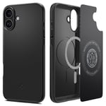 Spigen Thin Fit MagFit Case for iPhone 16, Compatible with MagSafe Accessories - Black