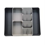 Kitchen Drawer Organizer Tray for Silverware Cutlery Utensils and Gadgets,2107