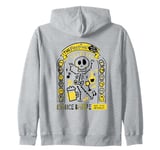 Dance battle in the afterlife by skeletons Zip Hoodie