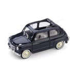 [FR] Brumm FIAT 600 CONVERTIBILE APERTA 1956 BLEU SCURO 1:43 - BM0248-06