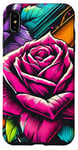 iPhone XS Max Floral Rose Botanical Art, Vibrant Street Style, Love Roses Case