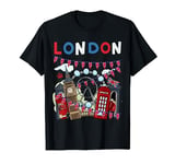 London Souvenirs Idea For Kids & British Memorabilia London T-Shirt