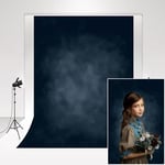 Kate Dégradé Bleu Foncé Texture Abstraite Photographie Décors 1,5x2,2 m/5x7ft Enfants Professionnel Portrait Mariage Décoratif Fond Photo Papier Peint Studio