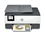 Hp Officejet Pro 8022E All-In-One - Multifunksjonsskriver - Farge - Ink-Jet - Legal (216 X 356 Mm) (Original) - A4/Legal (Medie) - Opp Til 13 Spm (Kopiering) - Opp Til 20 Spm (Trykking) - 225 Ark - 33.6 Kbps - Usb 2.0, Lan, Wi-Fi(N) - Hp Instant Ink