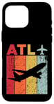 Coque pour iPhone 16 Pro Max ATL Aéroport Hartsfield Jackson d'Atlanta