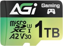 TF138 Carte microSD 1 to avec Adaptateur, et microSDXC, A2, U3, V30, Vitesse de Lecture jusqu'à 170 Mo/s pour Drone/DashCam/Appareil Photo/Téléphone/Switch/PC/Tablette.[G133]