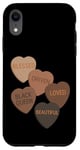 Coque pour iPhone XR Une femme noire affirme ses soins personnels pour la Saint-Valentin Black Queen