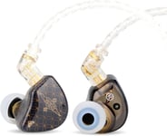 Tangzu Wan'Er S.G ¿¿couteurs Intra-Auriculaires Hifi 10 Mm Avec Diaphragme En Pet De Forme Ergonomique, Cable Tress¿¿ Ofc D¿¿tachable ¿¿ 2 Broches Pour Musicien, Dj (Noir, Tangzu Wan'Er S.G)