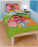 Single Bed Moshi Monsters 'Monsters' Polycotton  Panel Duvet Set 