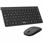 SLIM Bluetooth Keyboard And Mouse Set Wireless For PC Laptop Tablet Mac UK