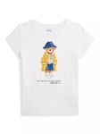 Polo Ralph Lauren Kids' Bear T-Shirt, Paper White