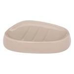 Five Savon en Soie Couleur 5 cm, Beige Lin, 12 x 9,5 x 2,5 cm