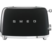 SMEG 50's Retro TSF01BLUK 2-Slice Toaster - Black