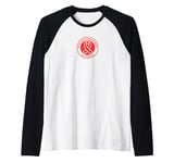 Dyslexia Awareness October Red Dyslexia Ribbon Campaign Raglan Baseball Tee