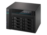 Asustor Lockerstor 8 As6508t - Nas-Server - 8 Fack - Sata 6Gb/S - Raid Raid 0, 1, 5, 6, 10, Jbod - Ram 8 Gb - 2.5 Gigabit Ethernet / 10 Gigabit Ethernet - Iscsi Support