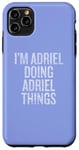 Coque pour iPhone 11 Pro Max Je suis Adriel qui fait Adriel Things Funny Vintage