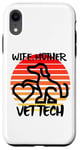 Coque pour iPhone XR Wife Mother Vet Tch, vétérinaire, famille, chien, chat, animal de compagnie