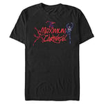 Marvel Spider-Man Classic-Maximum Carnage Title Screen Organic Short Sleeve T-Shirt, Black, L