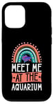 iPhone 12/12 Pro Meet Me At The Aquarium Boho Bohemian Rainbow Fish Tank Case