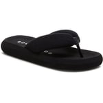 Rocket Dog Sunset Puff Atlanta Textile Women's Black Flip Flops