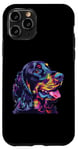 Coque pour iPhone 11 Pro Gordon Setter Pop Art Figurine de race de chien