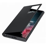 Samsung Galaxy S22 Ultra Officiell Fodral - Smart Clear View Cover - Svart