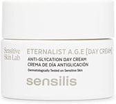 Sensilis - Eternaliste A.G.E. Antiglication, crème hydratante, nutritive et redensée avec de l'acide hyaluronique, de la vitamine E et des facteurs de croissance, pour la peau mature ou très sèche - 50 ml