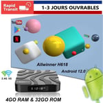 Décodeur TV Android 12.0 T95 MAX 4Go 32Go Allwinner H618 HD 6K 2.4G&5.8G Wifi - DQiDianZ - Noir