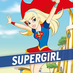 Pyramid International DC Super Hero Girls (Supergirl in Flight) -Canvas Print 40 x 40cm, Wood, Multi-Colour, 40 x 40 x 1.3 cm