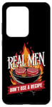 Galaxy S20 Ultra BBQ Grilling Real Men Don't Use A Recipe Barbecue Grill Case