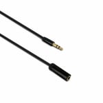 Metronic - Câble audio jack stéréo 3,5 mm mâle/fem. 5 m