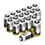 Keenstone Piles CR123A 3V Lithium Lot de 18 – Batteries CR 123A 17345 Jetables Haute Puissance et Haute Performance pour Camera, Capteurs, Verrous sans Clé, Flashs Photo et Lampes de Poche