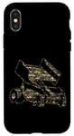 iPhone X/XS Dirt Track Racing Race Camouflage Camo Sprint Car Vintage Case