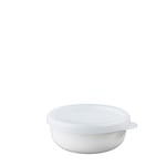 Mepal – Kitchen storage bowls Lumina – Food storage containers with lid suitable for fridge, freezer, steam oven, microwave & dishwasher – Bowl with lid – 250 ml – White