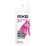 AXE Spray corporel Anarchy for Her pour une féminité pure Déodorant sans aluminium 150 ml, pack de 1, l'emballage peut différer