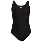 Adidas HC9654 YG 3S MID SUIT Swimsuit Girl's black/white 4-5A