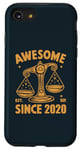 iPhone SE (2020) / 7 / 8 Awesome Since 2020 Libra Zodiac September Birthday Case