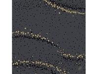 Serviet Dunisoft Airlaid 40X40 Cm Golden Stardust Black,6 Pk X 60 Stk/Krt