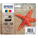 Epson 603XL Original Ink Cartridge C13T03A64010 Black, Cyan, Magenta, Yellow Multipack Pack of 4