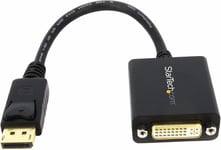 Adaptateur Displayport Vers Dvi - Adaptateur Vidéo Dp Vers Dvi-D 1080P - Dongle D'Adaptation Pour Câble D'Écran/Moniteur Dp 1.2 Vers Dvi - Connecteur Dp À Verrouillage (Dp2Dvi2)